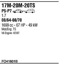 FONOS FO41601B Exhaust System